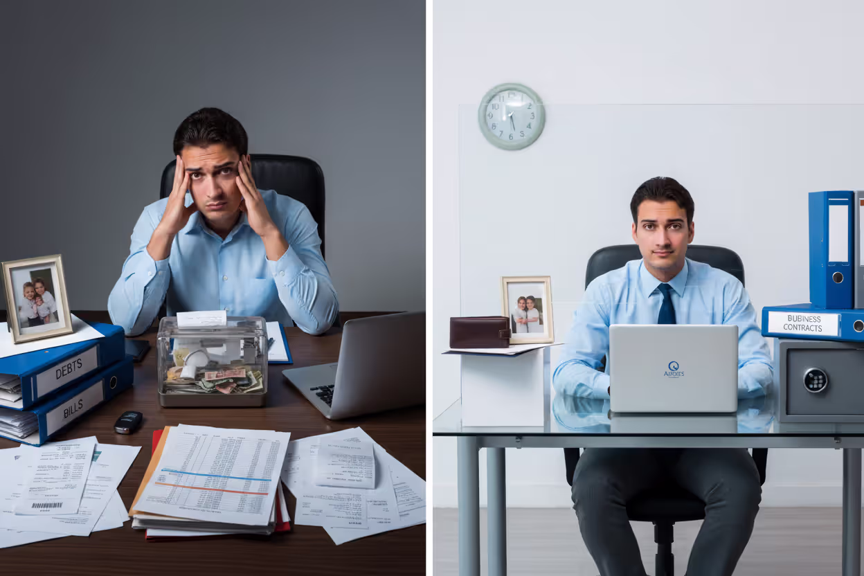 Comparison of sole proprietorship and LLC asset separation