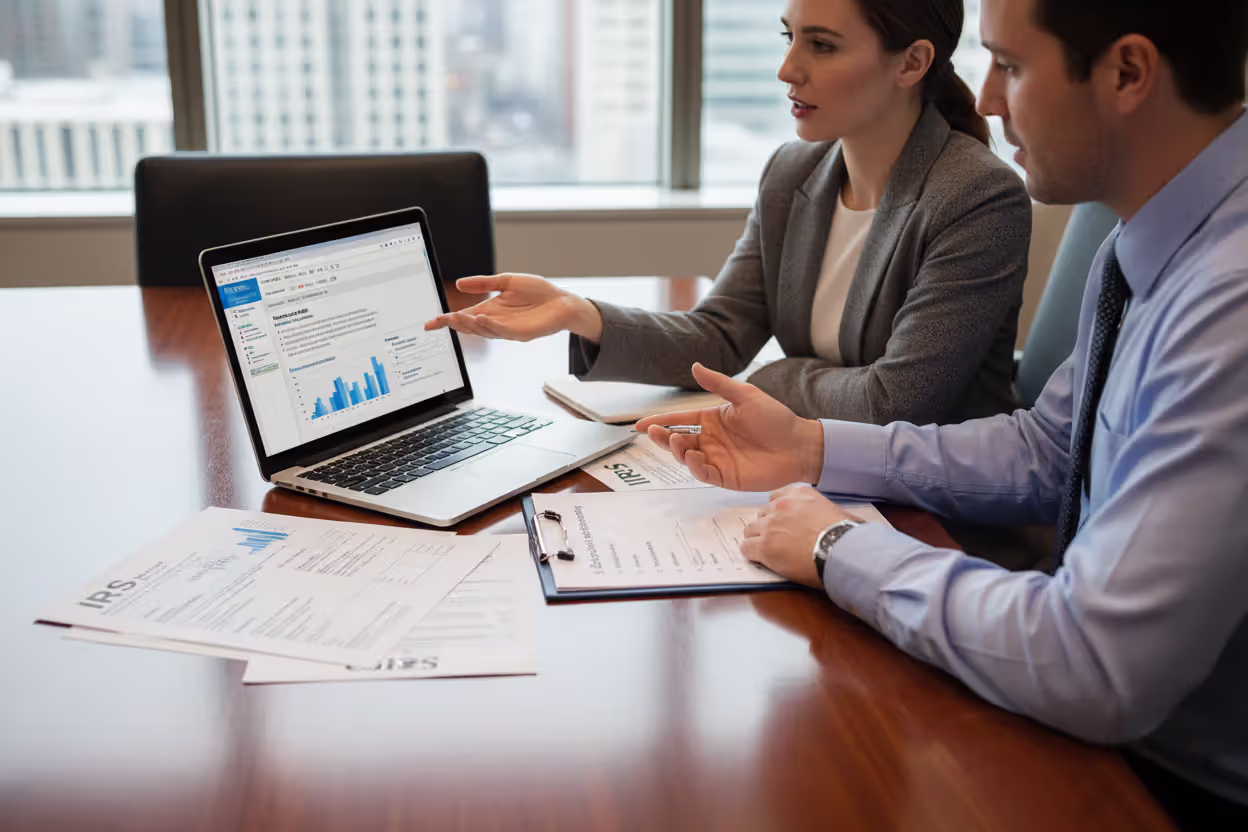 CPA consulting a business owner about S corporation eligibility and compliance requirements